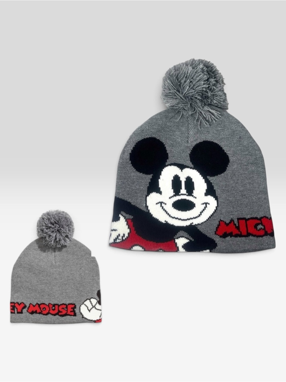 NWT H&M Mickey Mouse Toddler Fine Knit Winter Hat